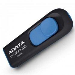 Memoria USB Adata 32GB UV128 Negro y Azul USB 3.0