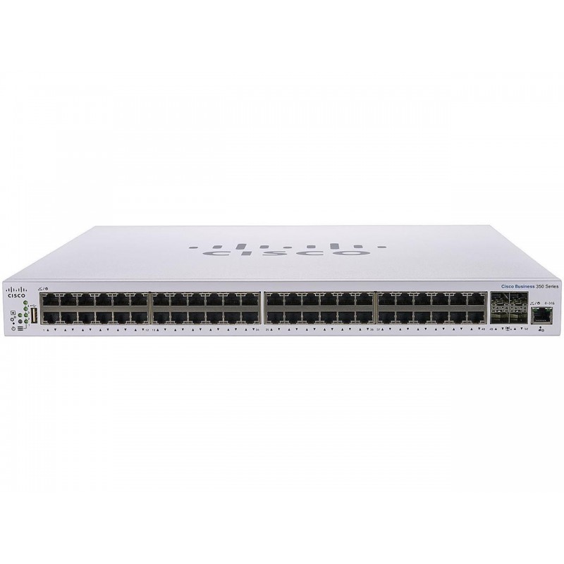 Switch Cisco CBS250 48 Puertos Gigabit 4SFP Smart CBS250-48T-4G-NA