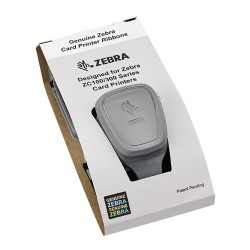 Cinta Zebra 800300-307 Silver Metallic Monocromatica 1.500 Impresiones ZC100 ZC300