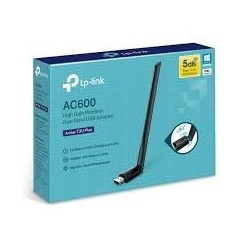 Adaptador USB Tp-Link Archer T2U Plus Inalambrico Doble Banda AC600