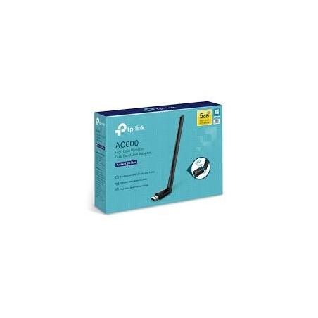 Adaptador USB Tp-Link Archer T2U Plus Inalambrico Doble Banda AC600
