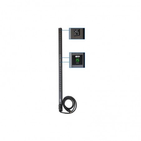 PDU Tripp Lite PDUMV30 30A 2.9Kw Monofasico Medidor Digital 24 Tomas Vertical Rack 120v