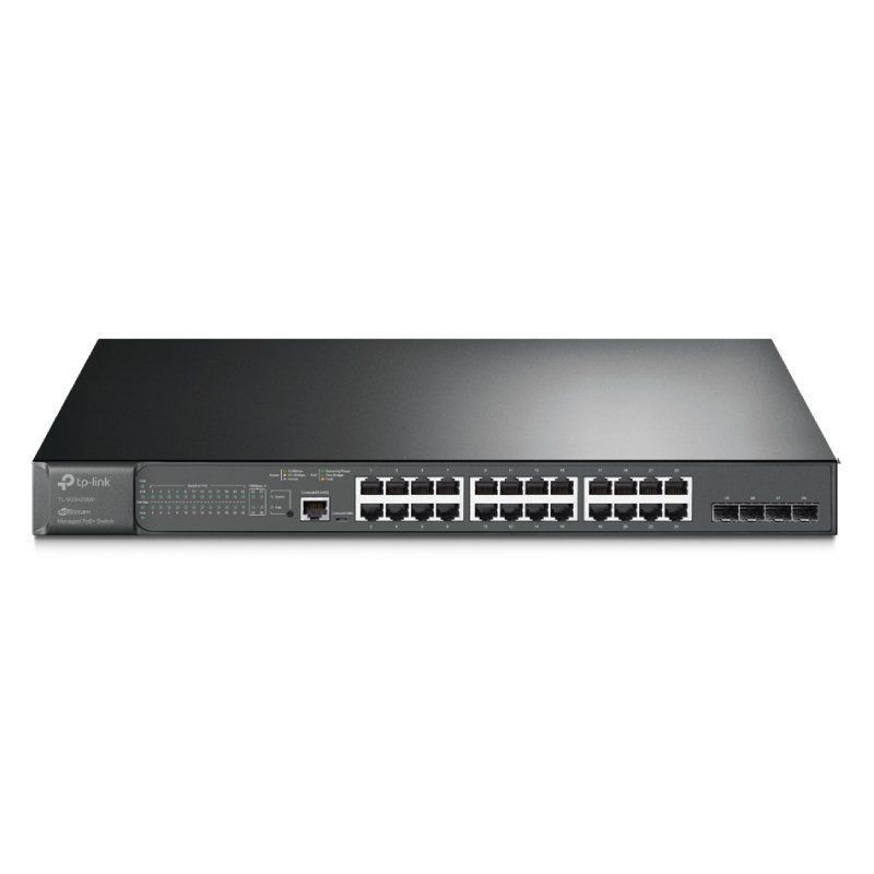Switch Tp-Link TL-SG3428MP 24 Puertos Gigabit PoE+ 4SFP L2 Administrable
