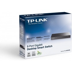 Switch Tp-Link 8 Puertos Gigabit 10/100/1000 TL-SG2008 Inteligente