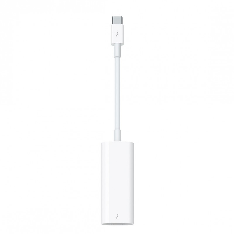 Adaptador Apple Thunderbolt 3 USB-C a Thunderbolt 2 Blanco