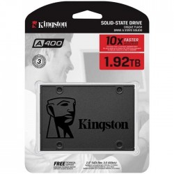 Disco de Estado Solido Kingston 1920GB 1.92TB A400 SATA3 2.5" SSD Negro