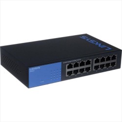 Switch Linksys SE3016 16 Puertos Gigabit Rack No Administrable