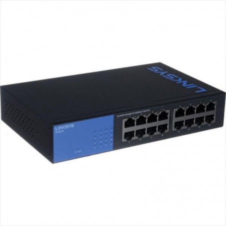 Switch Linksys SE3016 16 Puertos Gigabit Rack No Administrable