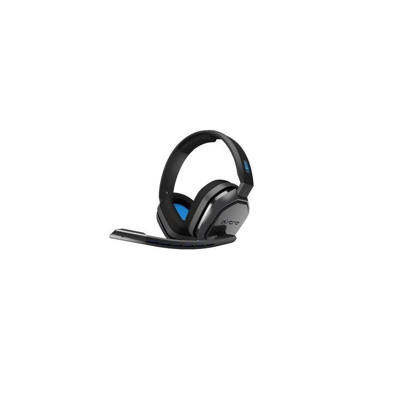 Diadema Logitech Astro A10 Gaming Alambrica 3.5mm USB Microfono Negra Azul