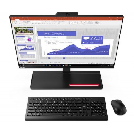 All In One Lenovo M90a Core i7 10700 8GB 1TB Sata 128GB SSD 23.8" W10P