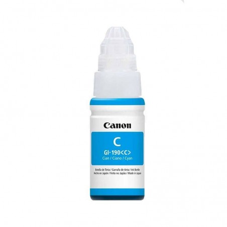 Botella De Tinta Canon Gi-190 C Cyan