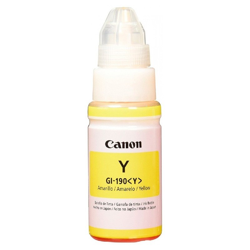 Botella De Tinta Canon Gi-190 Y Yellow Amarillo