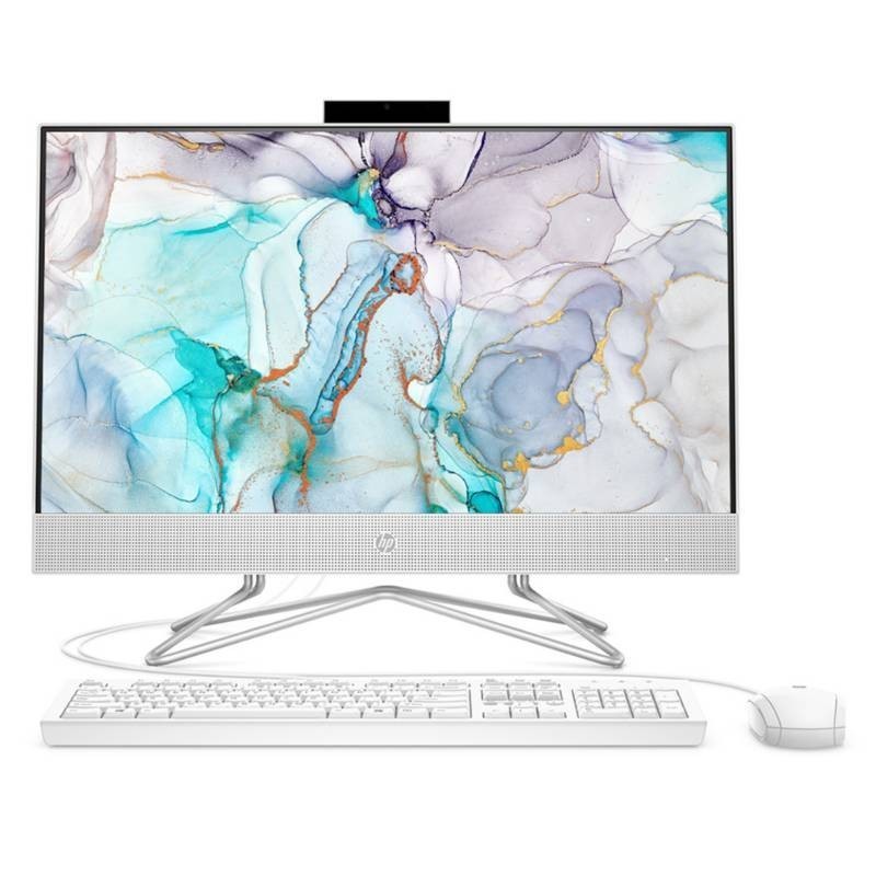 All In One HP 22-DF0011LA Core i5 10210U 8GB 1TB 21.5" W10H Blanco