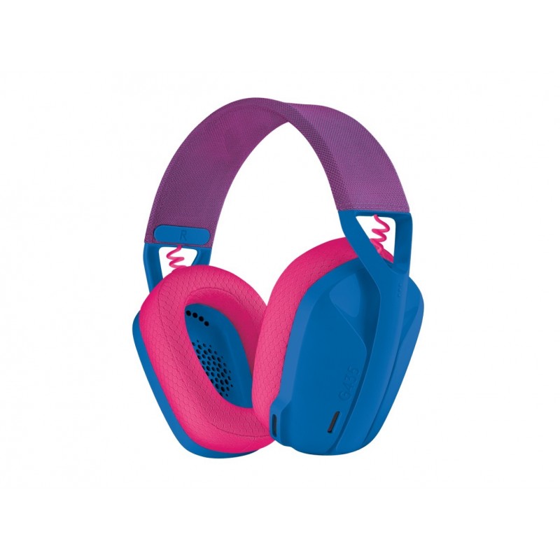 Diadema Logitech G435 Inalambrica Gaming Azul Con Microfono