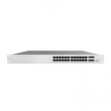 Switch Cisco Meraki MS225 24 Puertos Gigabit PoE 4SFP L2 Administrable 370W