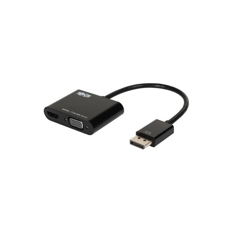 Convertidor Tripp Lite DisplayPort a VGA/HDMI P136-06N-HV-V2