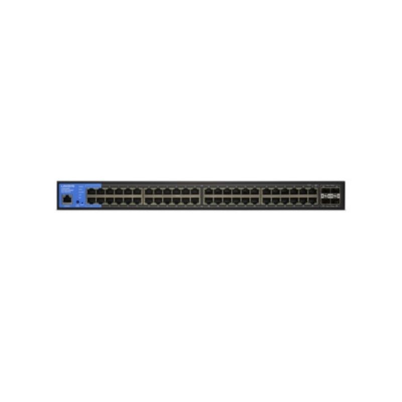Switch Linksys 48 Puertos Gigabit PoE 4SFP Administrable LGS352MPC