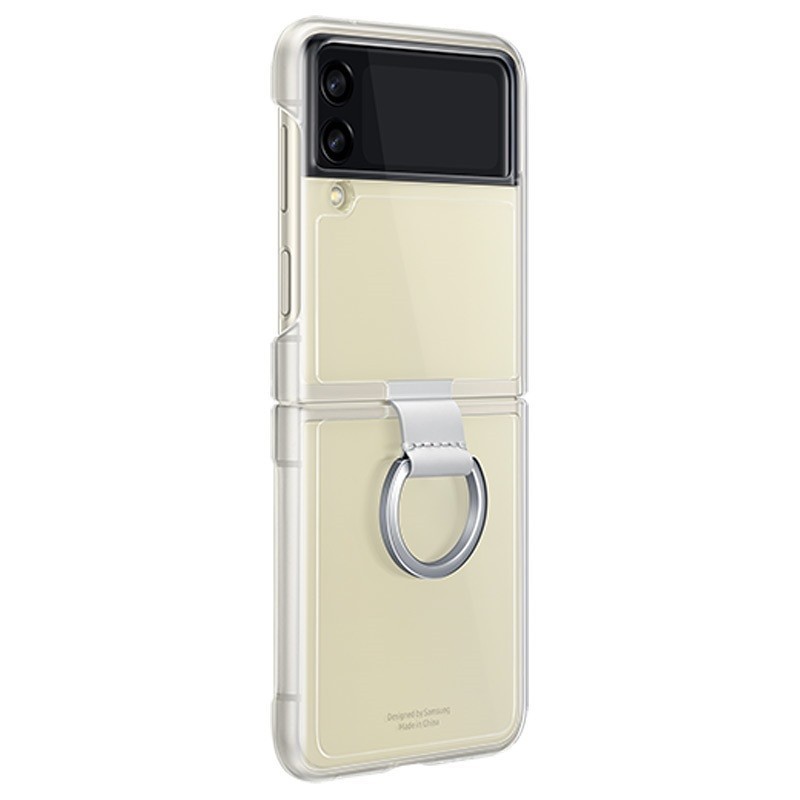 Carcaza Samsung Transparente Con Anillo Z FLIP3