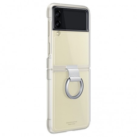 Carcaza Samsung Transparente Con Anillo Z FLIP3