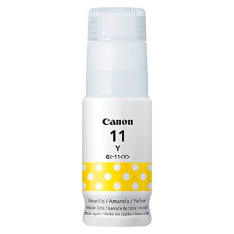 Botella De Tinta Canon Gi-11 Y Amarillo 70ml G3160 G2160