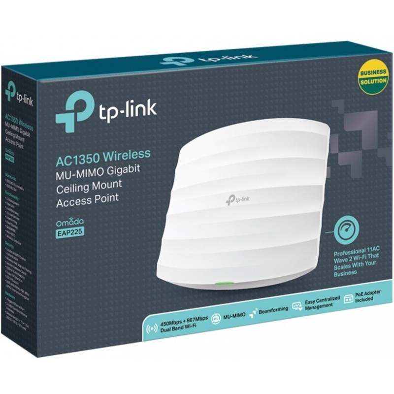 Acces Point Tp-Link EAP225 WiFi Doble Banda Gigabit AC1350