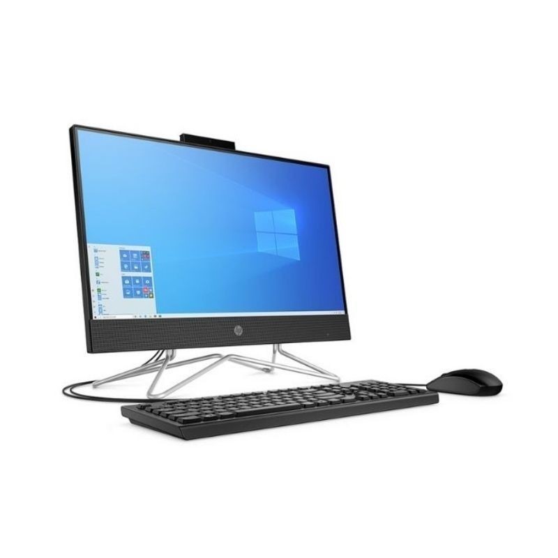 All In One HP 22-DF0020LA Pentium J5040 4GB 1TB + 256GB SSD 21.5" W10H Negro