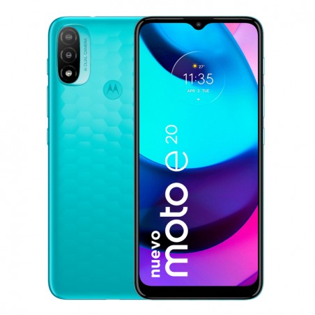 Celular Smartphone Moto E20 6.5" Azul 2GB 32GB