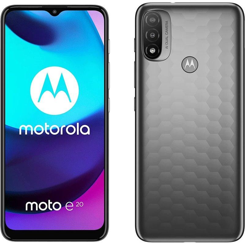 Celular Smartphone Moto E20 6.5" Gris 2GB 32GB