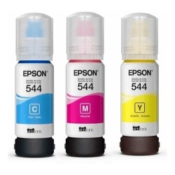 Kit 3 Botellas De Tinta Epson 544 Cyan Magenta Yellow L3110 L3150