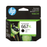 CARTUCHO HP NEGRO 667XL HP DESKJET INK ADVANTAGE 1216,1275,2335,2374,4175 480 pag