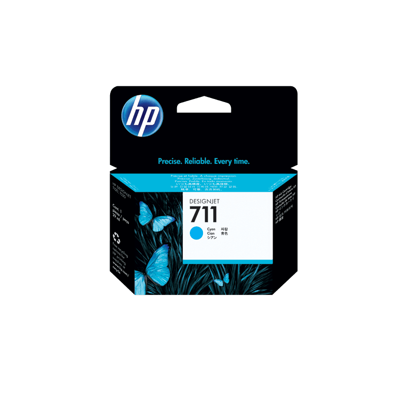Cartucho de tinta DesignJet HP 711 de 29 ml cian