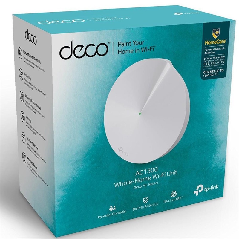 Router Tp-Link Deco M5 Kit x 1 WiFi AC1300 Doble Banda 5Ghz 2.4Ghz