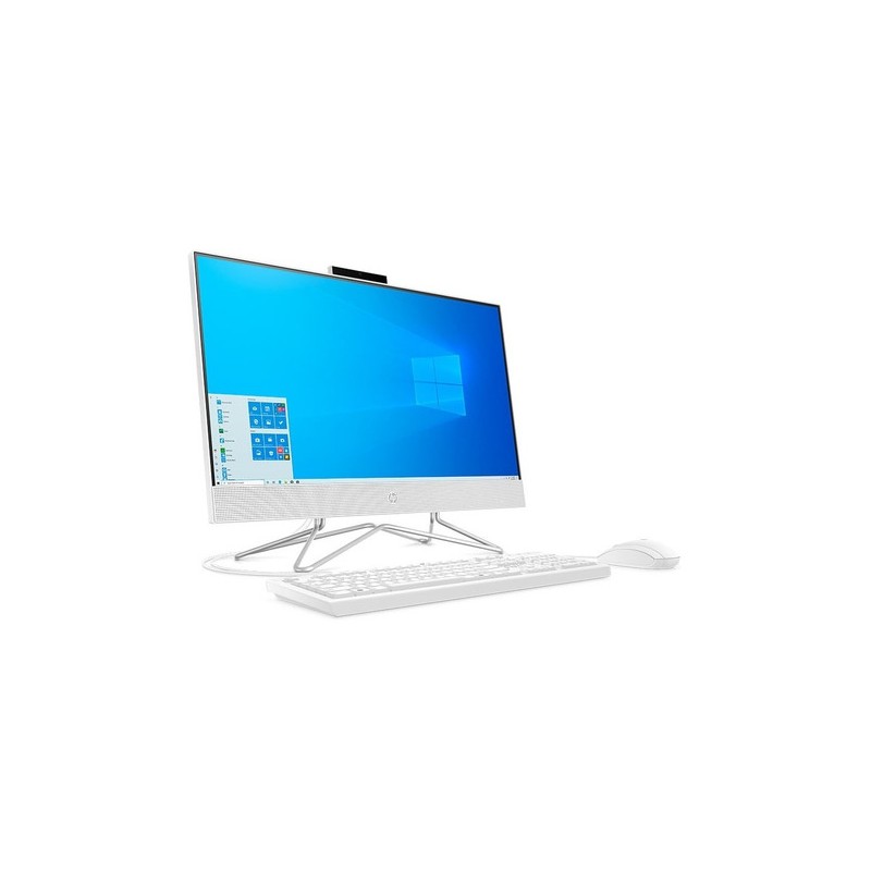 All In One HP 24-DD0021LA AMD Ryzen 5 3500U 4GB 1TB Sata 256GB SSD 23.8" W10H Blanco