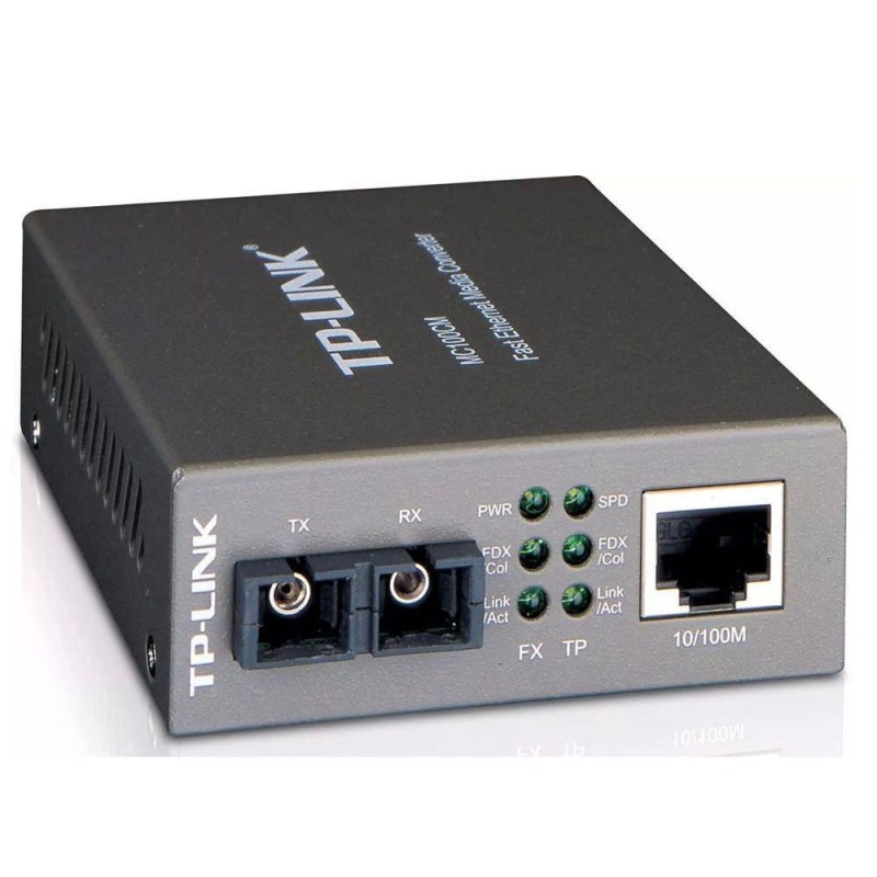 Convertidor Tp-Link MC200CM 1000Mbps RJ45 a 1000Mbps SC Multi-Modo fibra