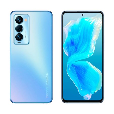 Celular Smartphone Tecno Camon 18 Premier 6.67" Azul Claro 8GB 256GB