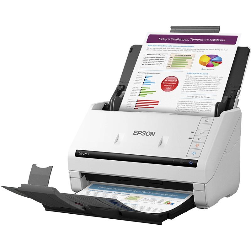 Escaner Epson Workforce DS-770 II 45ppm Vertical Duplex Color