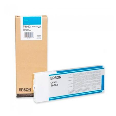 Cartucho De Tinta Epson T6062 Cyan 200ml Plotter Stylus Pro 4800