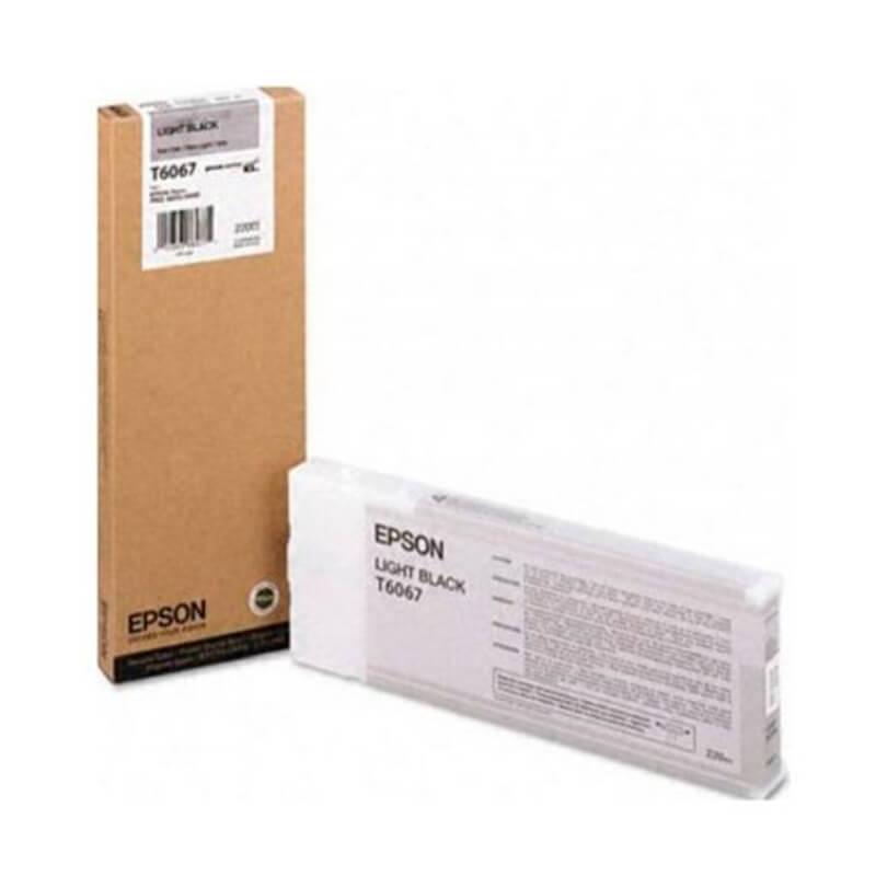 Cartucho De Tinta Epson T6067 Light Black 200ml Plotter Stylus Pro 4800
