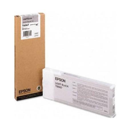 Cartucho De Tinta Epson T6067 Light Black 200ml Plotter Stylus Pro 4800
