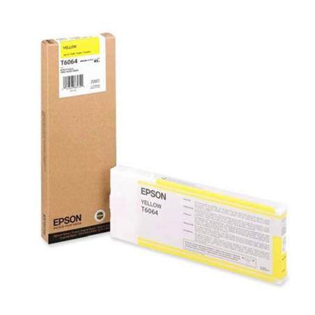 Cartucho De Tinta Epson T6064 Yellow 200ml Plotter Stylus Pro 4800