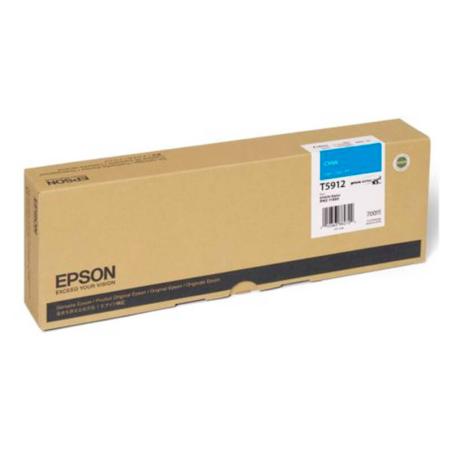 Cartucho De Tinta Epson T5912 Cyan 700ml UltraChrome K3 Stylus Pro 11880