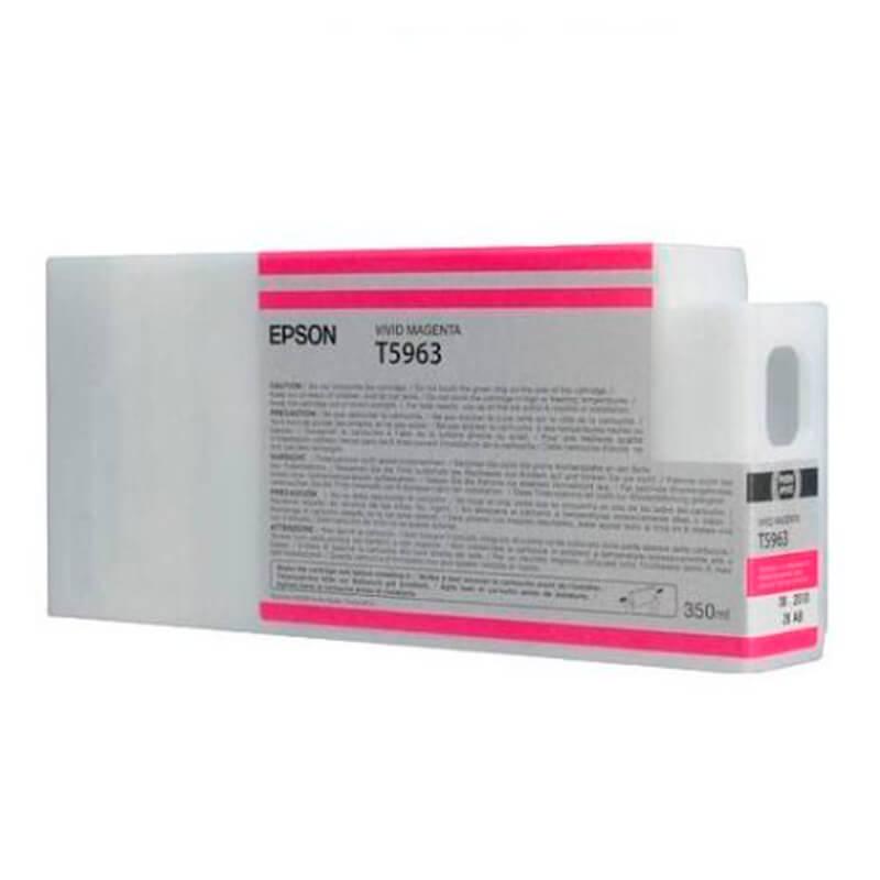 Cartucho De Tinta Epson T5963 Vivid Magenta 350ml Plotter Stylus Pro 9700
