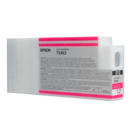 Cartucho De Tinta Epson T5963 Vivid Magenta 350ml Plotter Stylus Pro 9700