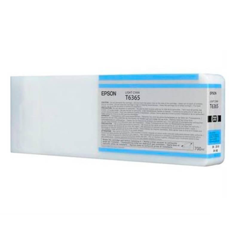 Cartucho De Tinta Epson T6365 Light Cyan 700ml Plotter Stylus Pro 9700