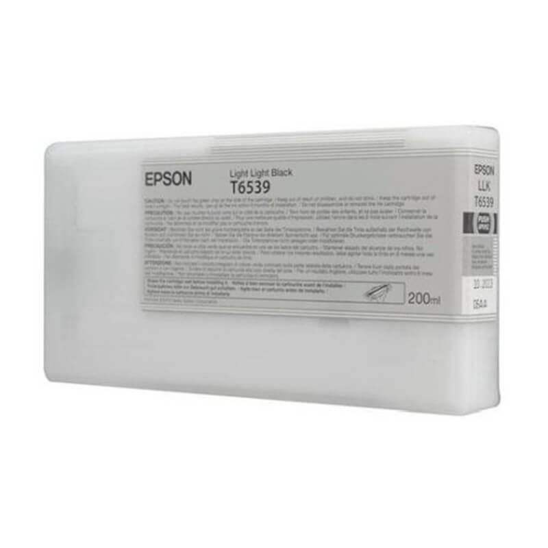 Cartucho De Tinta Epson T6539 Light Light Black 200ml Stylus Pro 4900