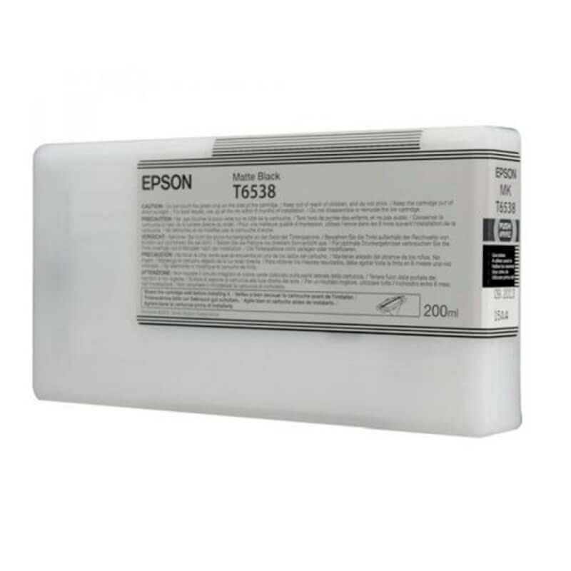 Cartucho De Tinta Epson T6538 Matte Black 200ml Stylus Pro 4900