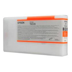 Cartucho De Tinta Epson T653A Orange 200ml Stylus Pro 4900