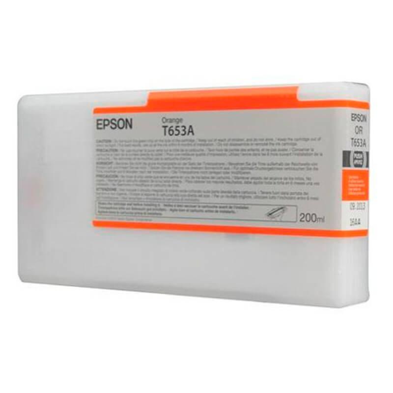 Cartucho De Tinta Epson T653A Orange 200ml Stylus Pro 4900