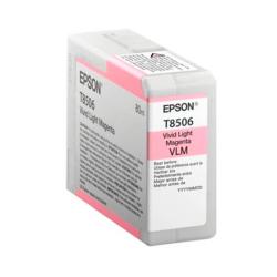 Cartucho De Tinta Epson T8506 Vivid Light Magenta 80ml SureColor P800