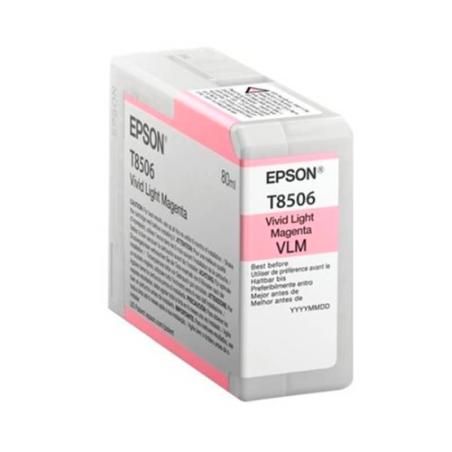 Cartucho De Tinta Epson T8506 Vivid Light Magenta 80ml SureColor P800
